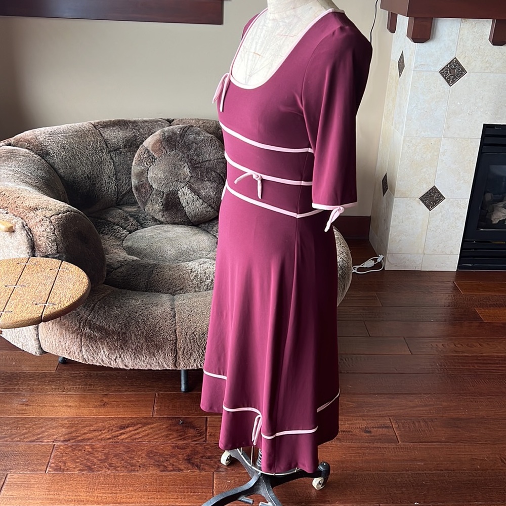 Leona Edminston retro dress L / 10 - Picture 2 of 15